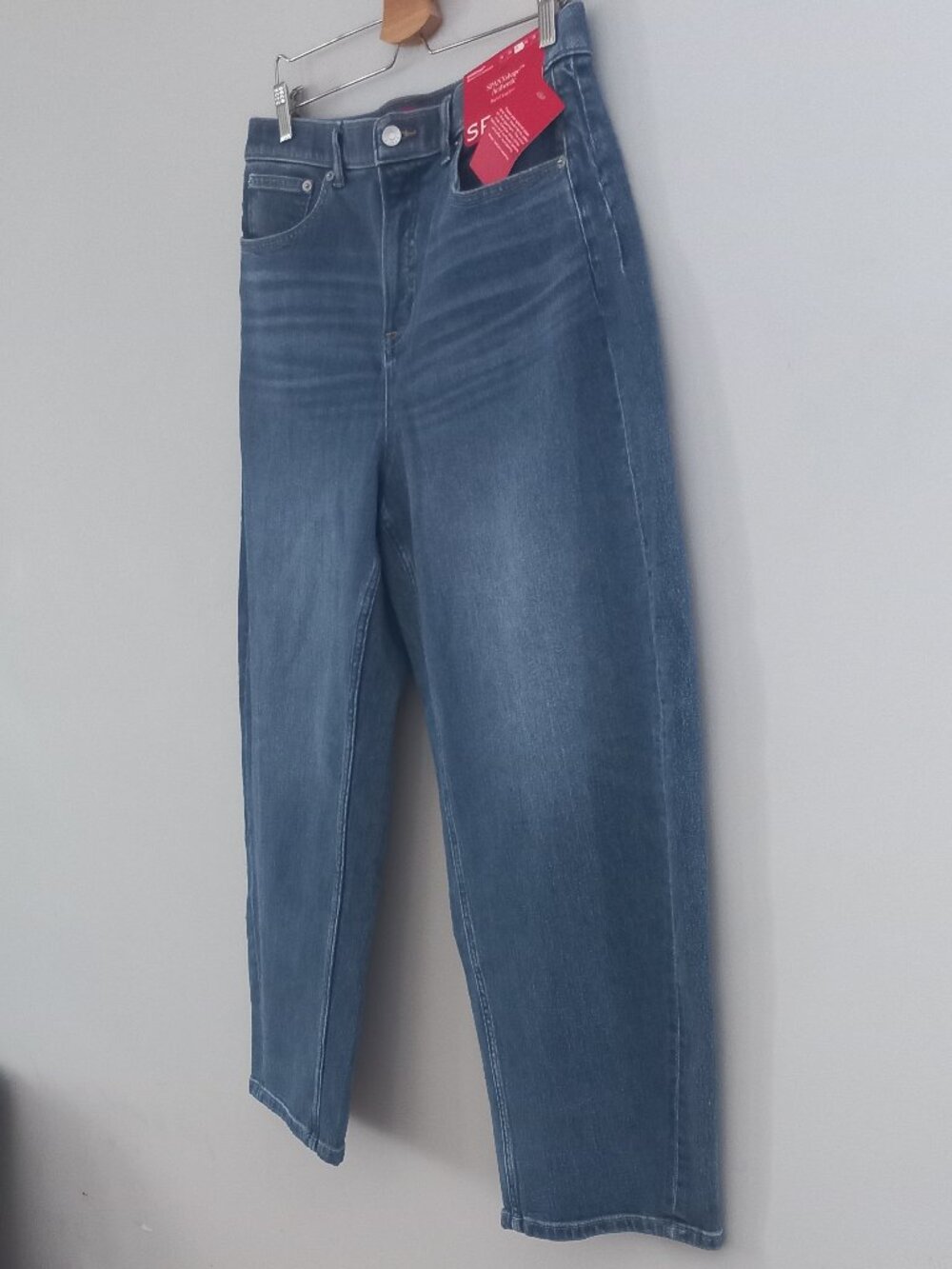 Blue High-Rise Stretch Women’s Jeans - Picture 3 of 10